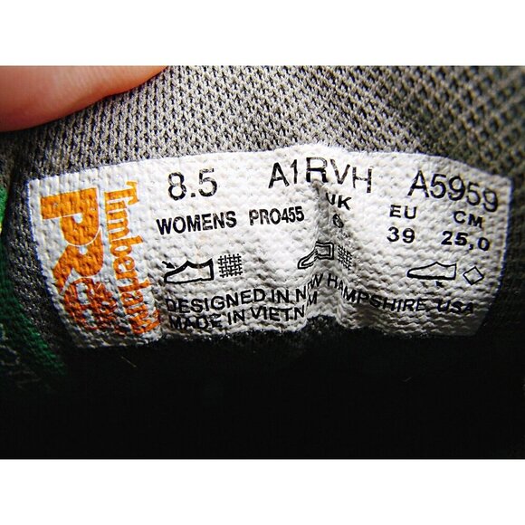 Timberland Work Shoes Women 8.5 PRO Anti-Fatigue Drivetrain Composite Toe Black - Picture 4 of 12